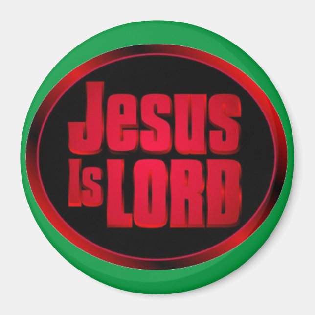Jesus is Lord Customise It Magnet (Front)