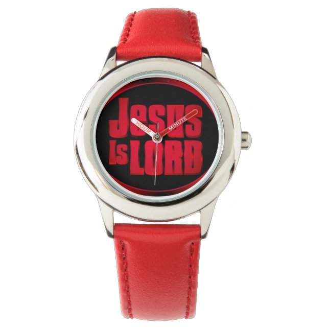 Jesus is Lord Customise with name or initials! Watch (Front)