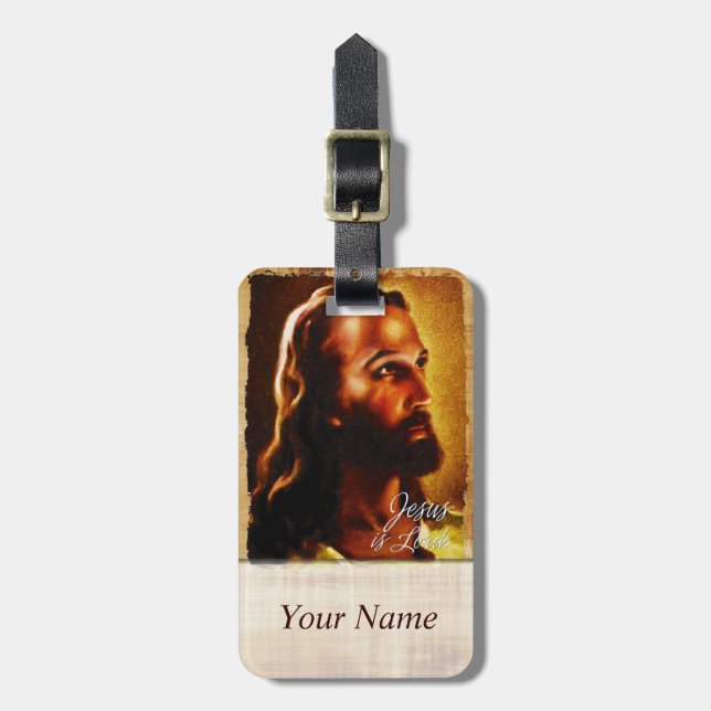 Jesus is Lord Luggage Tag (Front Vertical)