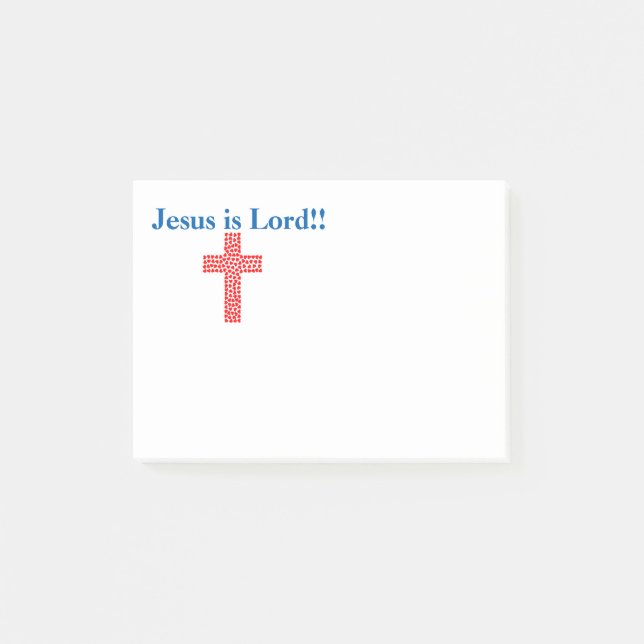 Jesus is Lord Notes (Front)