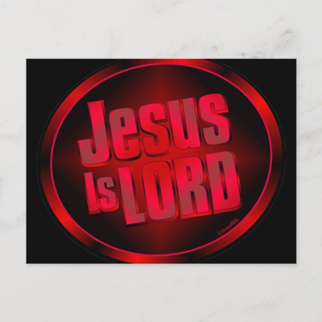 Jesus is Lord Postcard (Front)