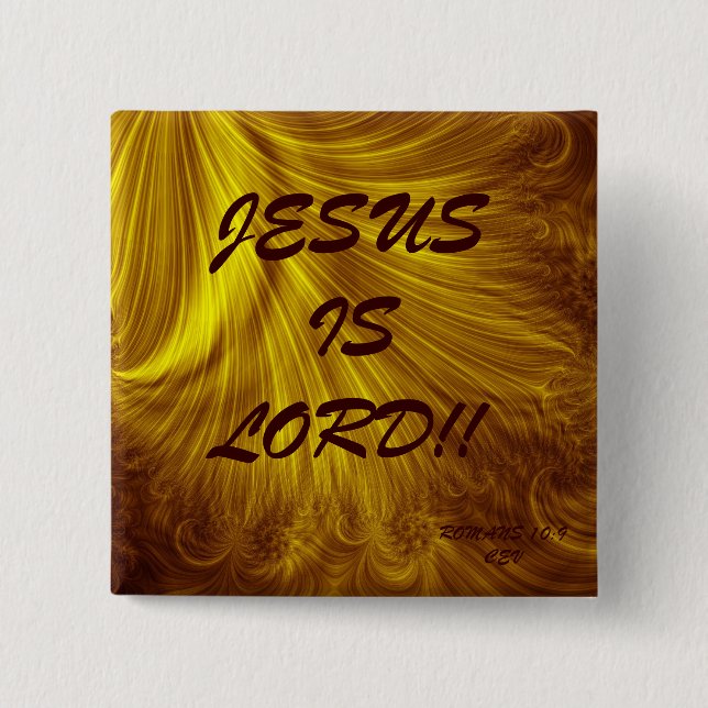 JESUS IS LORD!!... RELIGIOUS BUTTONS (Front)