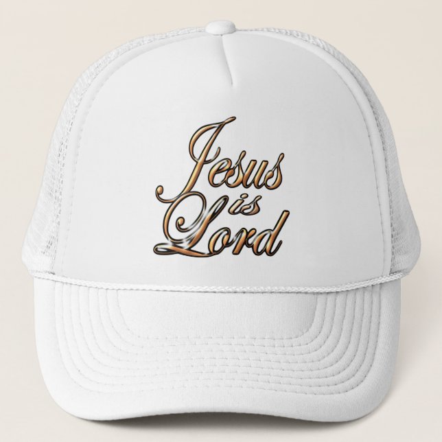Jesus is Lord Trucker Hat (Front)