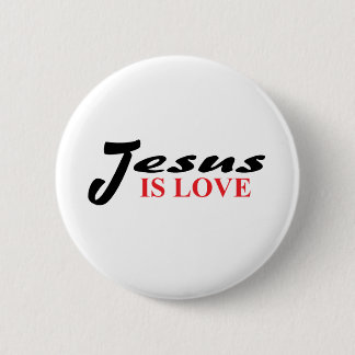 Jesus Is Love Button