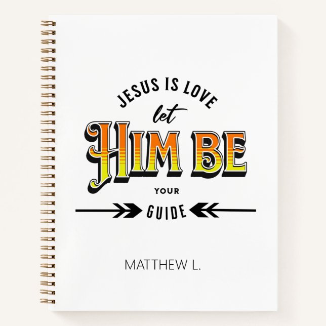 Jesus Is Love Notebook (Front)