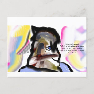 Jesus is love  postcard