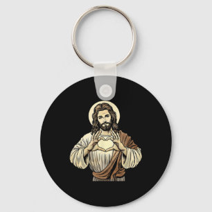 Jesus Is Love Tee Jesus Loves You Easter Christmas Key Ring