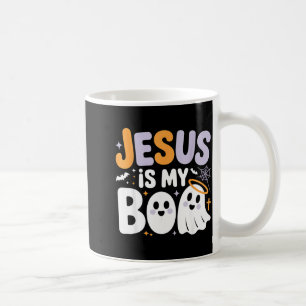 Jesus Is My Boo Cute Christian Halloween Ghost Fun Coffee Mug