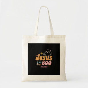Jesus Is My Boo He Loves You More Playful Faith St Tote Bag