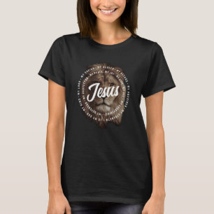 Jesus Is My God King My Lord My Savior Brown Lion T-Shirt