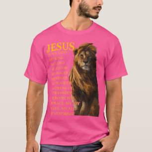 Jesus Is My God King My Lord My Saviour Healer Chr T-Shirt