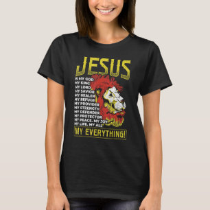 Jesus Is My God King My Lord My Saviour Lion Chris T-Shirt