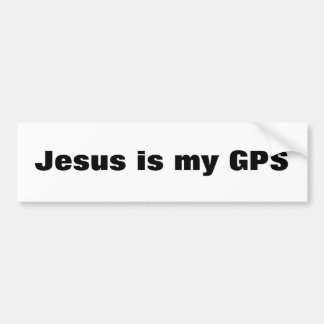 Jesus is my GPS Bumper Sticker