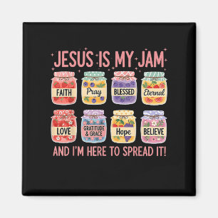 Jesus Is My Jam And Im Here To Spread Christian Bi Magnet
