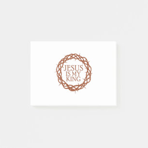 Jesus is My King Post-it Notes