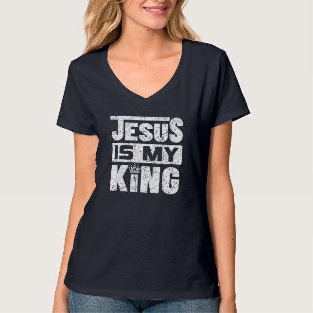 Jesus Is My King T-Shirt (Front)