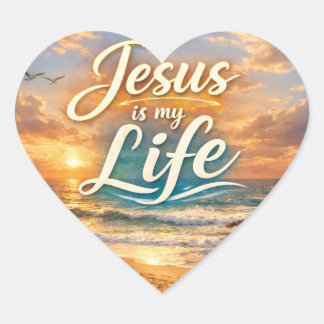 Jesus Is My Life Christian Sticker