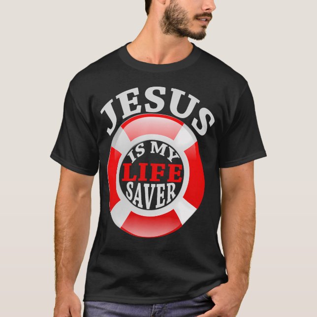 Jesus Is My Life Saver Christian Shirt For Women A (Front)
