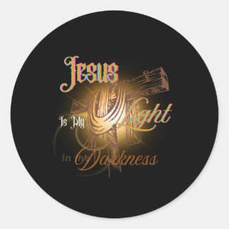 Jesus Is My Light – Halloween Classic Round Sticker