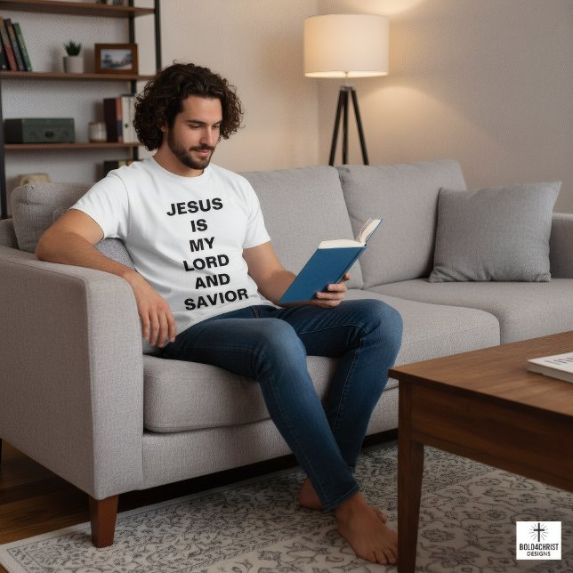 "Jesus Is My Lord And Saviour" Men's T-shirt (Creator Uploaded)