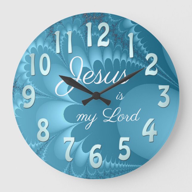 Jesus is my Lord Large Clock (Front)