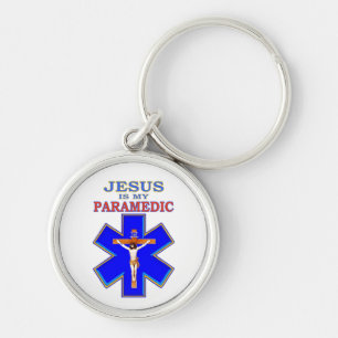 JESUS IS MY PARAMEDIC KEY RING