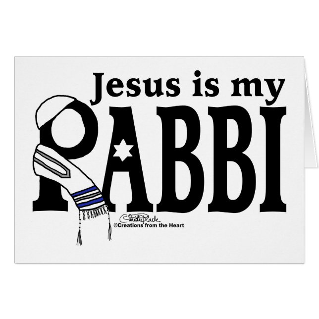 Jesus is my RABBI (Front Horizontal)