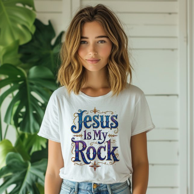 Jesus Is My Rock T-Shirt (Creator Uploaded)