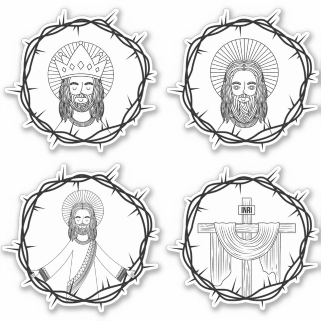 Jesus is My Salvation set sticker (Front)