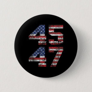 Jesus Is My Savior Trump Is My President American  6 Cm Round Badge