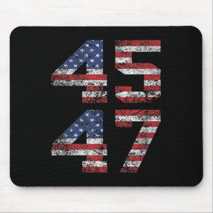 Jesus Is My Savior Trump Is My President American  Mouse Pad
