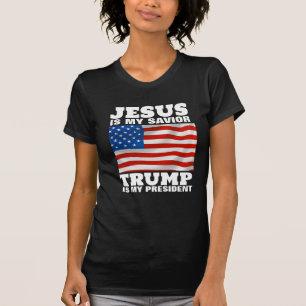 JESUS IS MY SAVIOR TRUMP IS MY PRESIDENT CHRISTIAN T-Shirt