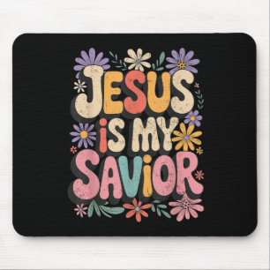 Jesus Is My Saviour My God My King My Lord Christi Mouse Pad