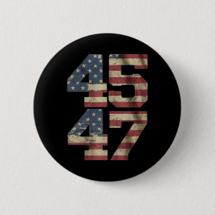 Jesus Is My Saviour Trump Is My President American 6 Cm Round Badge