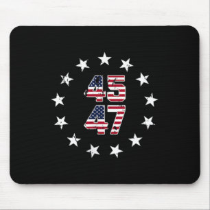Jesus Is My Saviour Trump Is My President American Mouse Pad