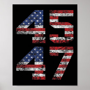 Jesus Is My Saviour Trump Is My President American Poster
