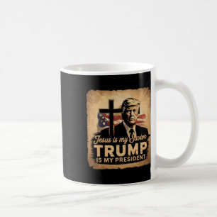 Jesus Is My Saviour Trump Is My President Biblical Coffee Mug
