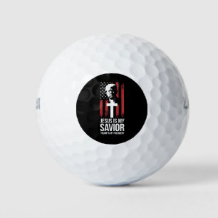 Jesus Is My Saviour Trump Is My President Trump US Golf Balls