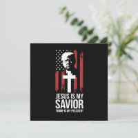 Jesus Is My Saviour Trump Is My President Trump US