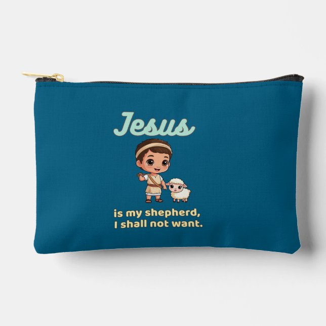 Jesus is my shepherd  accessory pouch (Front)