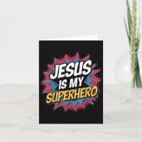 Jesus Is My Superhero Christian Kid Boy God Son Go