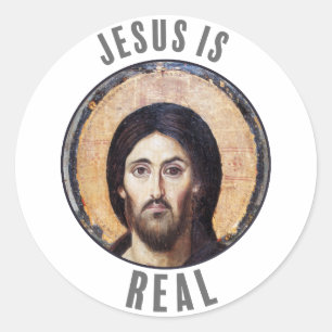 Jesus is Real Classic Round Sticker