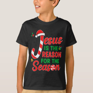 Jesus Is Reason For Season Christian Christmas Pjs T-Shirt