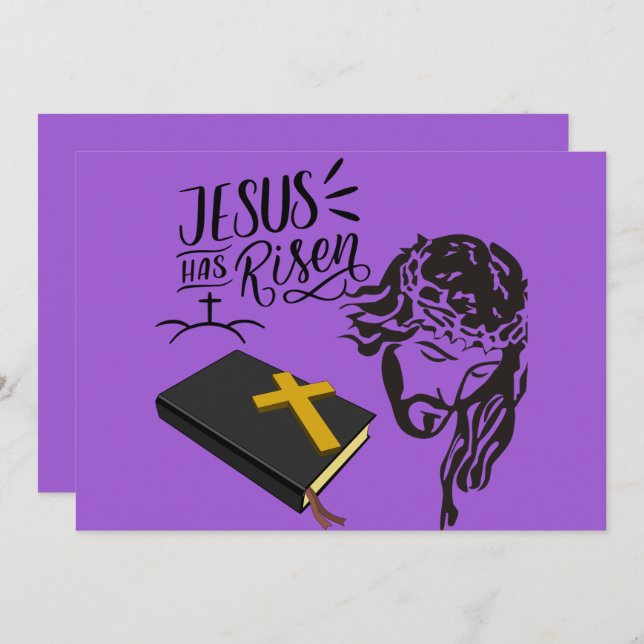 Jesus is Risen Invitation (Front/Back)
