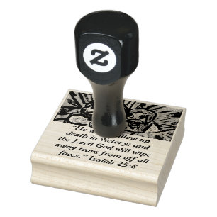 Jesus is savior in the world rubber stamp