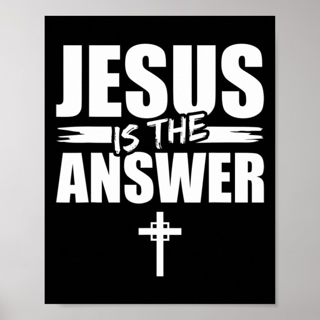 Jesus Is The Answer Jesus T-ShirtAre you a Patriot Poster (Front)