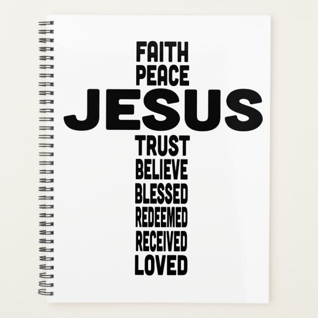 Jesus is the Centre cross Design Planner (Front)