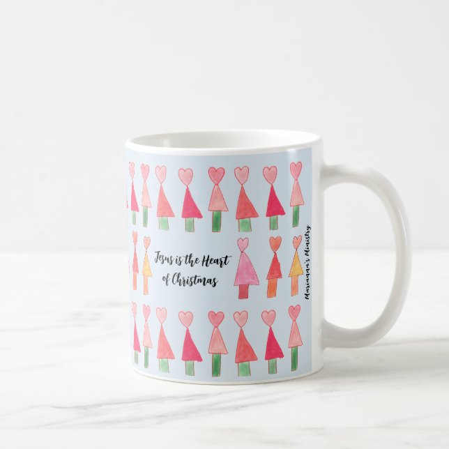 Jesus is the Heart of Christmas Mug (Right)