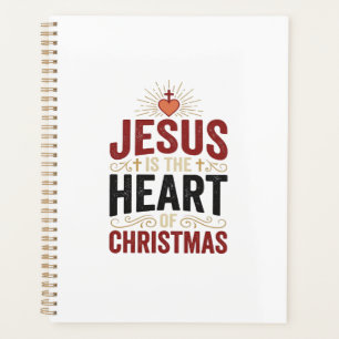 Jesus Is the Heart of Christmas Vintage Shirt Planner