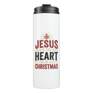 Jesus Is the Heart of Christmas Vintage Shirt Thermal Tumbler